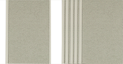 Conductive double sided carbon sheets, 54 x 125mm